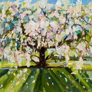 Healing Tree of Light and Hope Oil Painting 🎨 Print